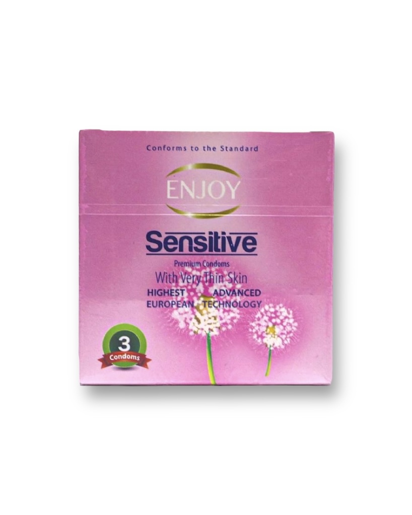 Enjoy Sensitive Premium Condoms 3Pcs