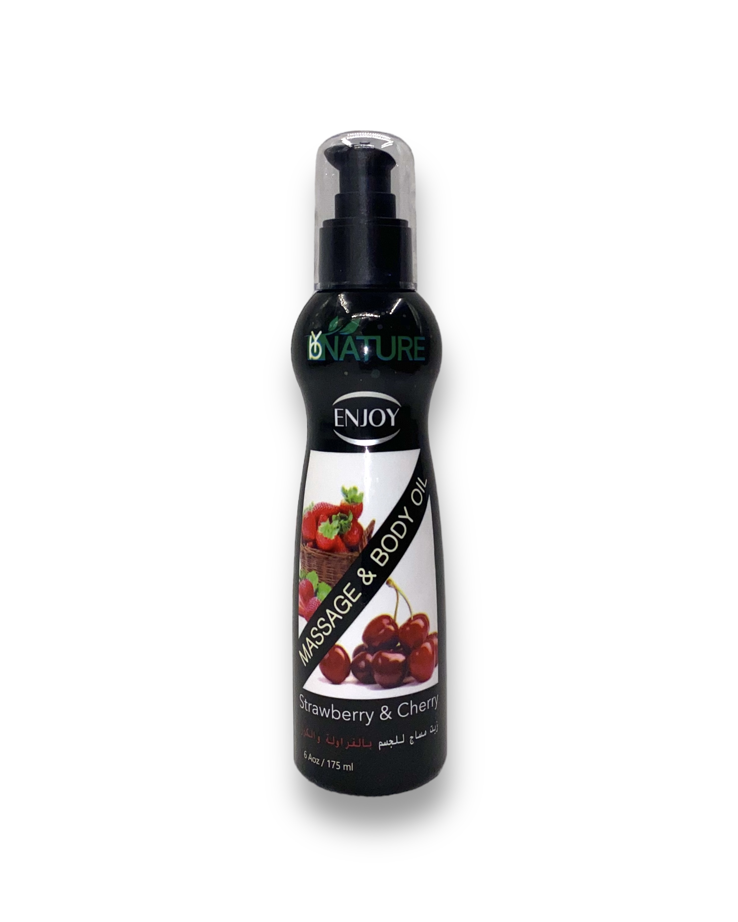 Enjoy Strawberry&Cherry Massage&Body Oil 175 Ml