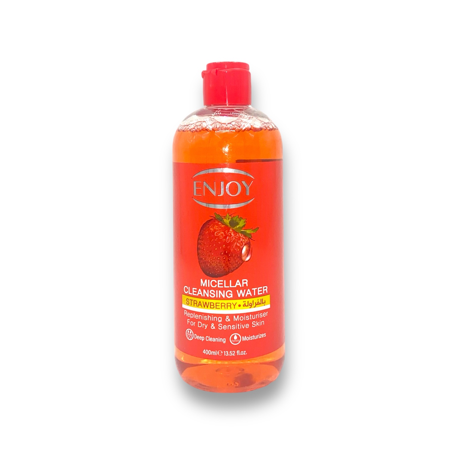 Enjoy micellar cleansing water 
STRAWBERRY 400 ml