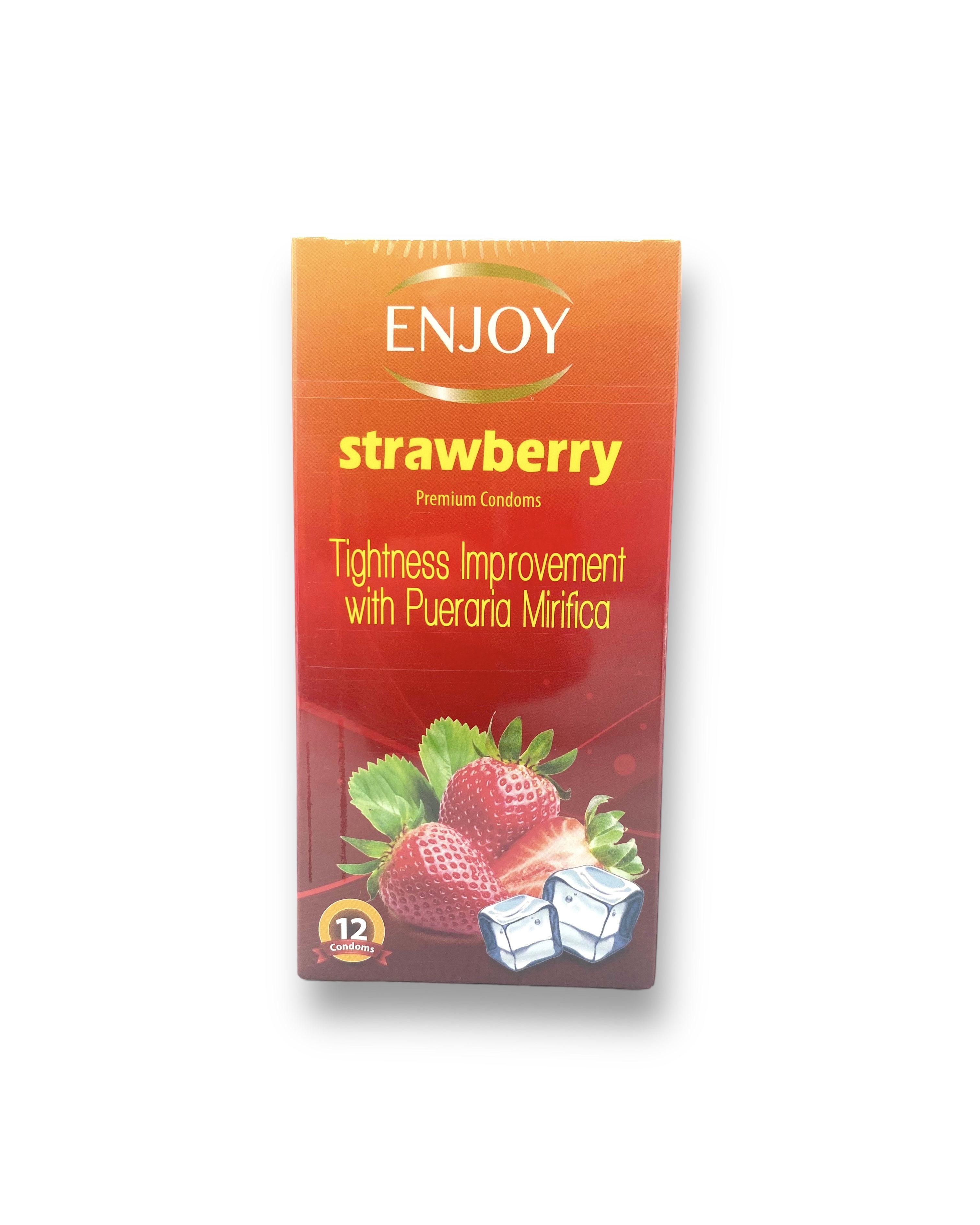 Enjoy Strawberry Premium Condoms 12Pcs