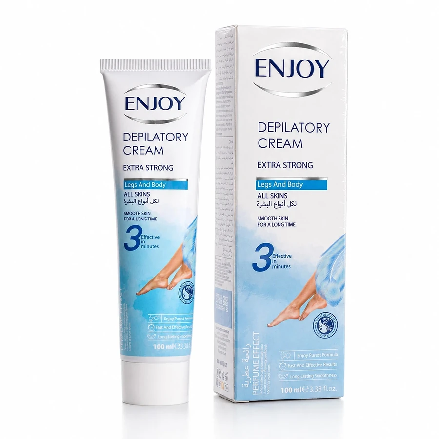 Enjoy Hair Removal Cream For Legs & Body For All Skin Types 100 ml