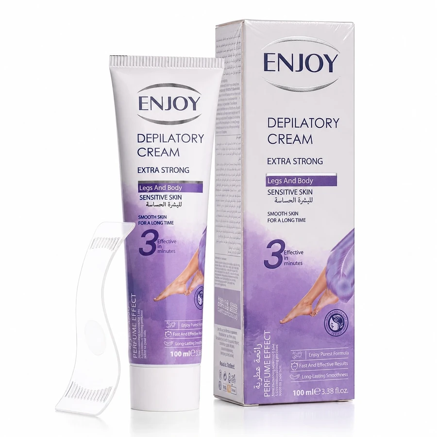 Enjoy Hair Removal Cream For Legs & Body For Sensitive Skin 100 ml