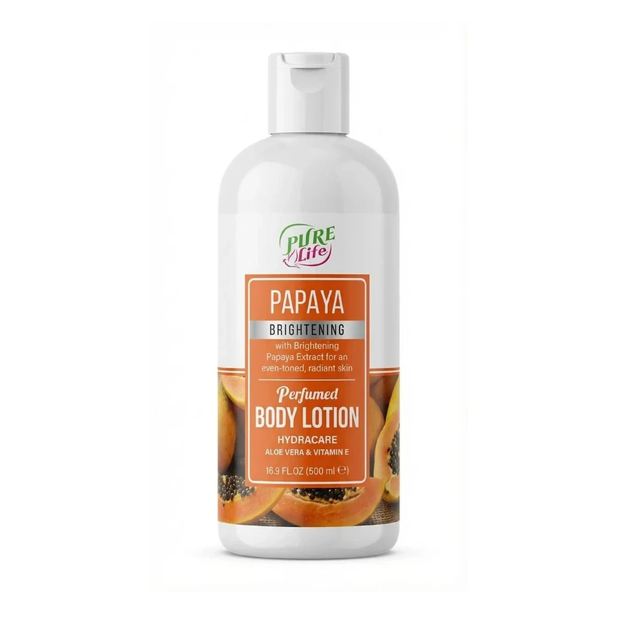 Pure Life Body Lotion With Papaya 500 ml (NEW)