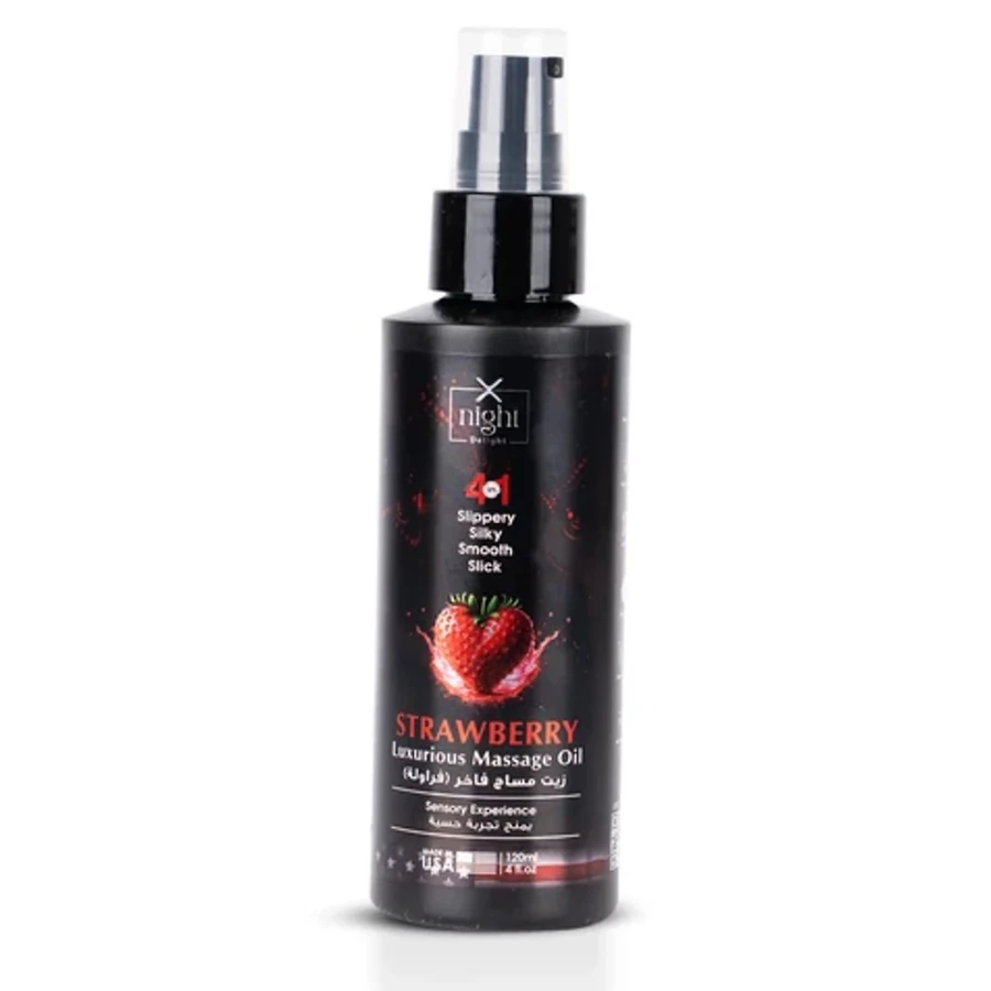 X-Night Delight 4x1 Luxurious Massage Oil Strawberry 120 ml