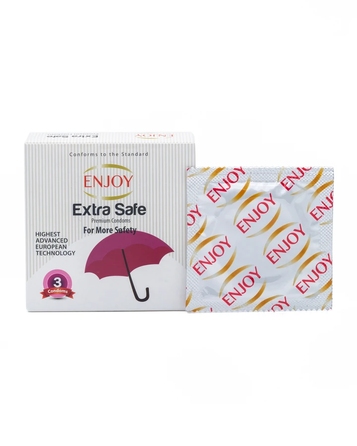 Enjoy Premium Condoms Extra Safe 3 pcs