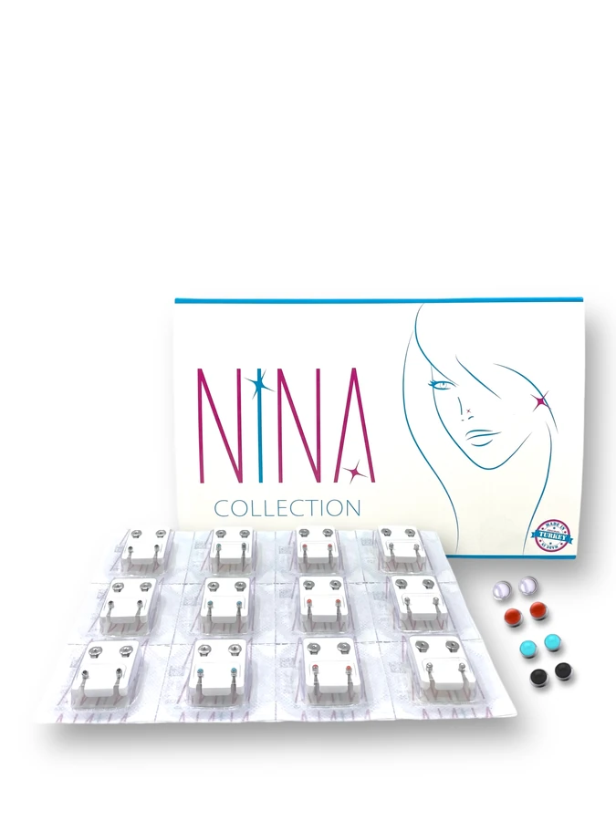 Nina Silver Earrings Pearl Assorted Small