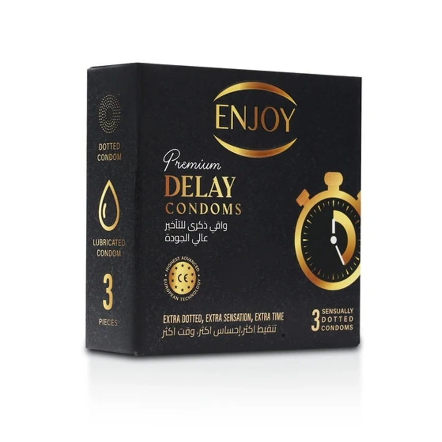 Enjoy Premium Condoms Delay Extra Time 3 pcs