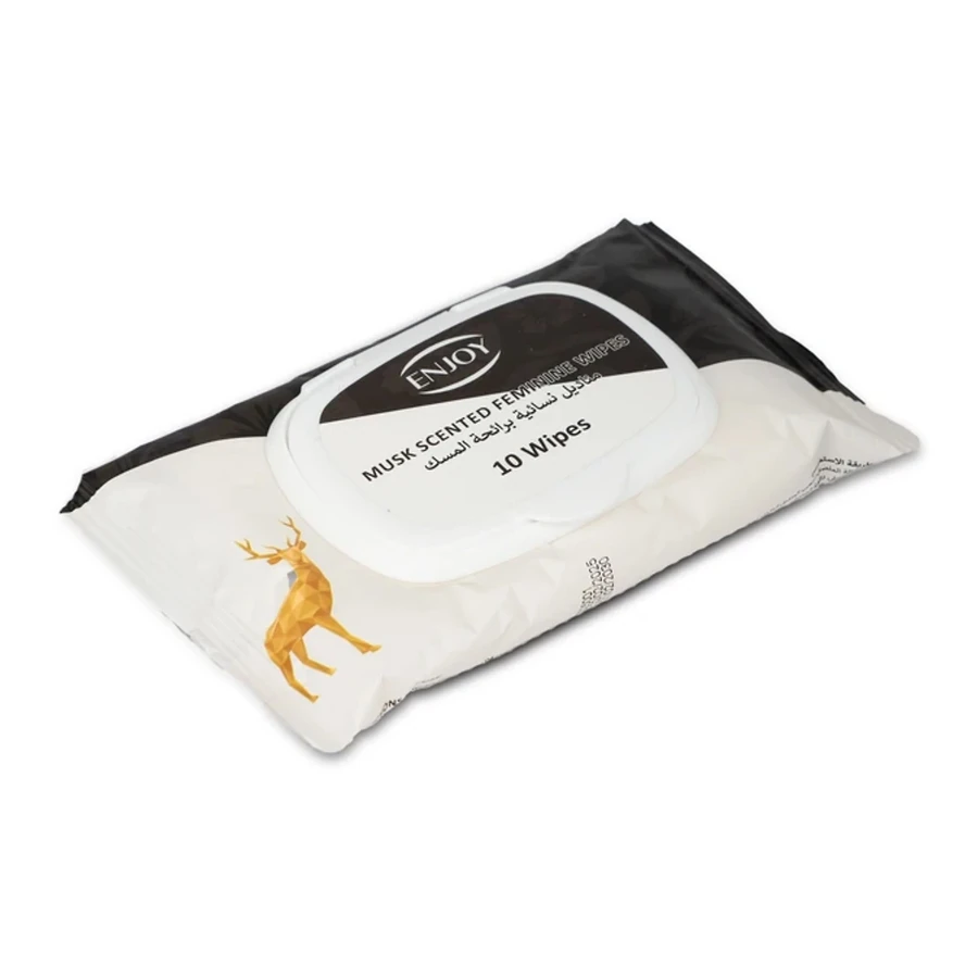 Enjoy Musk Scented Feminine Wipes 10 pcs