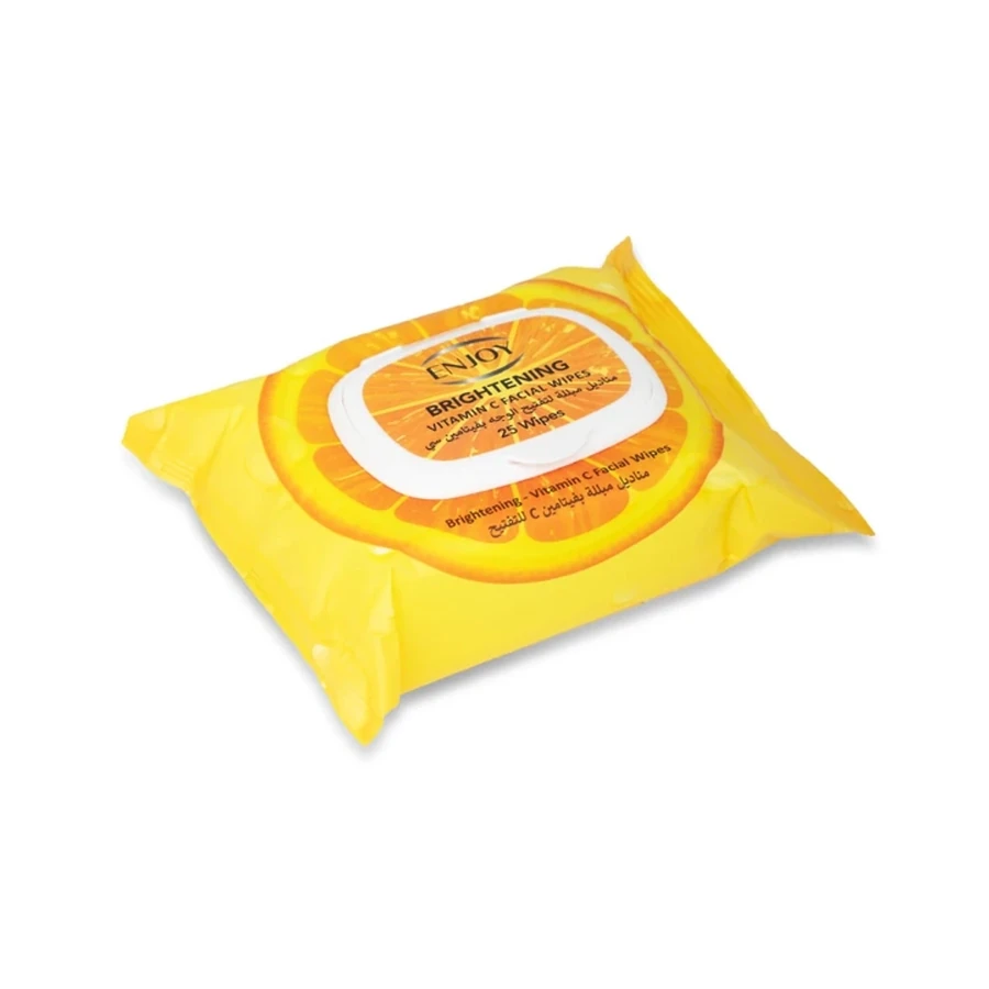Enjoy Brightening Facial Wipes With Vitamin C 25 pcs