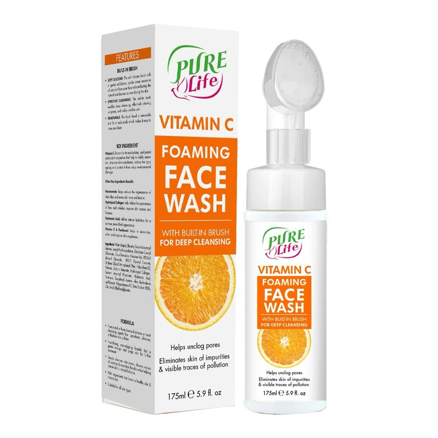 Pure Life Foaming Face Wash Vitamin C 175 ml
