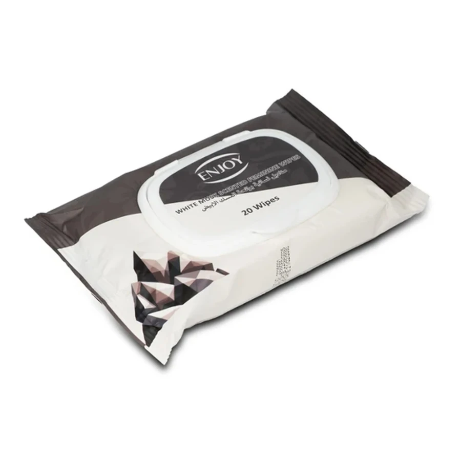 Enjoy White Musk Scented Feminine Wipes 20 pcs