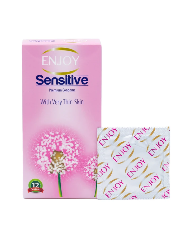 Enjoy Premium Condoms Sensetive Very Thin 12 pcs
