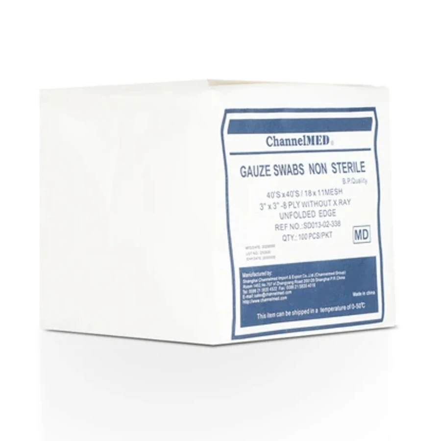 Chanel Med Gauze Swab 7.5 cm × 7.5 cm 100 pcs (New)