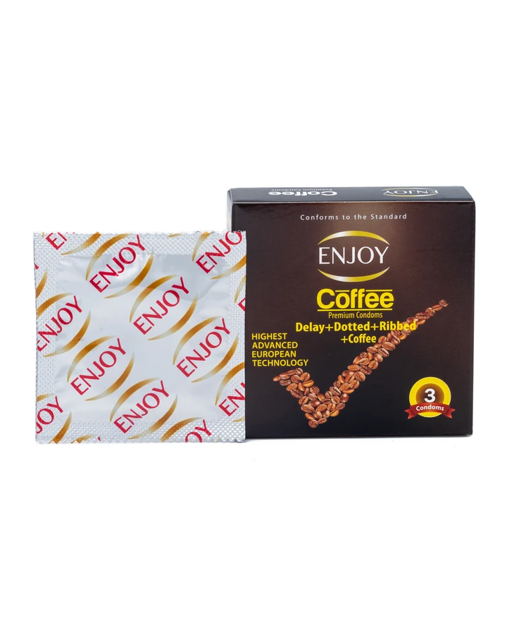 Enjoy Delay Premium Condoms Coffee 3 pcs