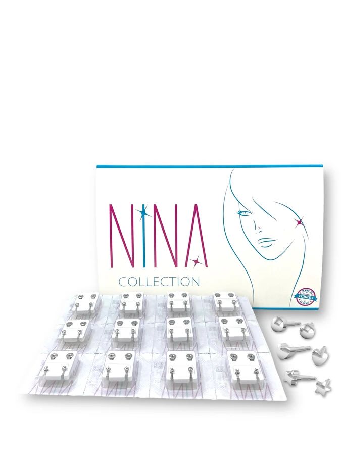 Nina Silver Earrings Assorted Shapes Small