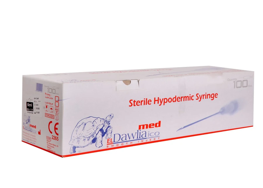 Aldawlia Sterile Hypodermic Syringes 5 ml 100 pcs