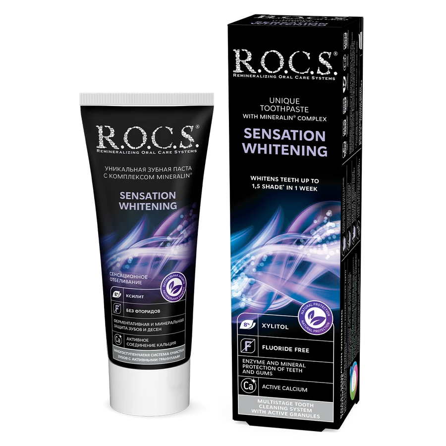 ROCS Sensation Whitening Toothpaste 74 g