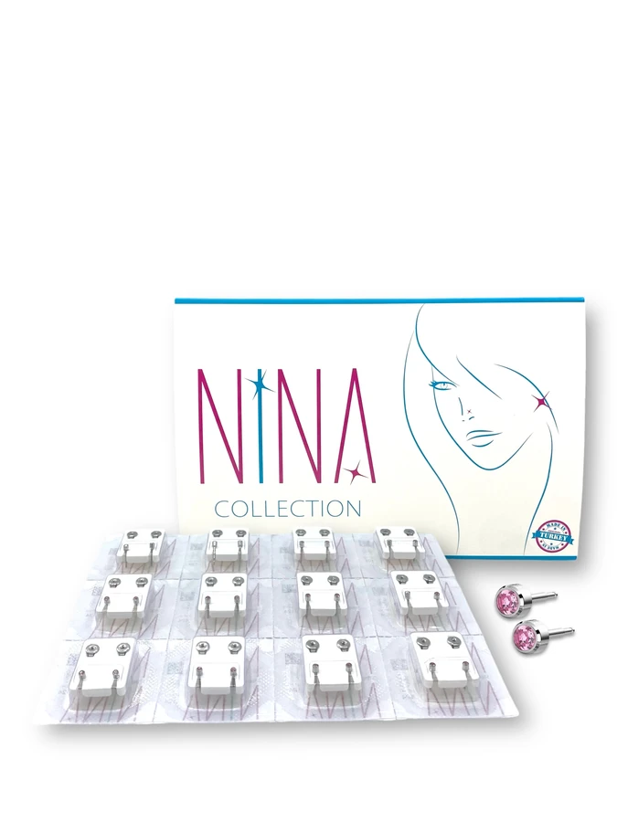 Nina Silver Earrings Light Rose Regular