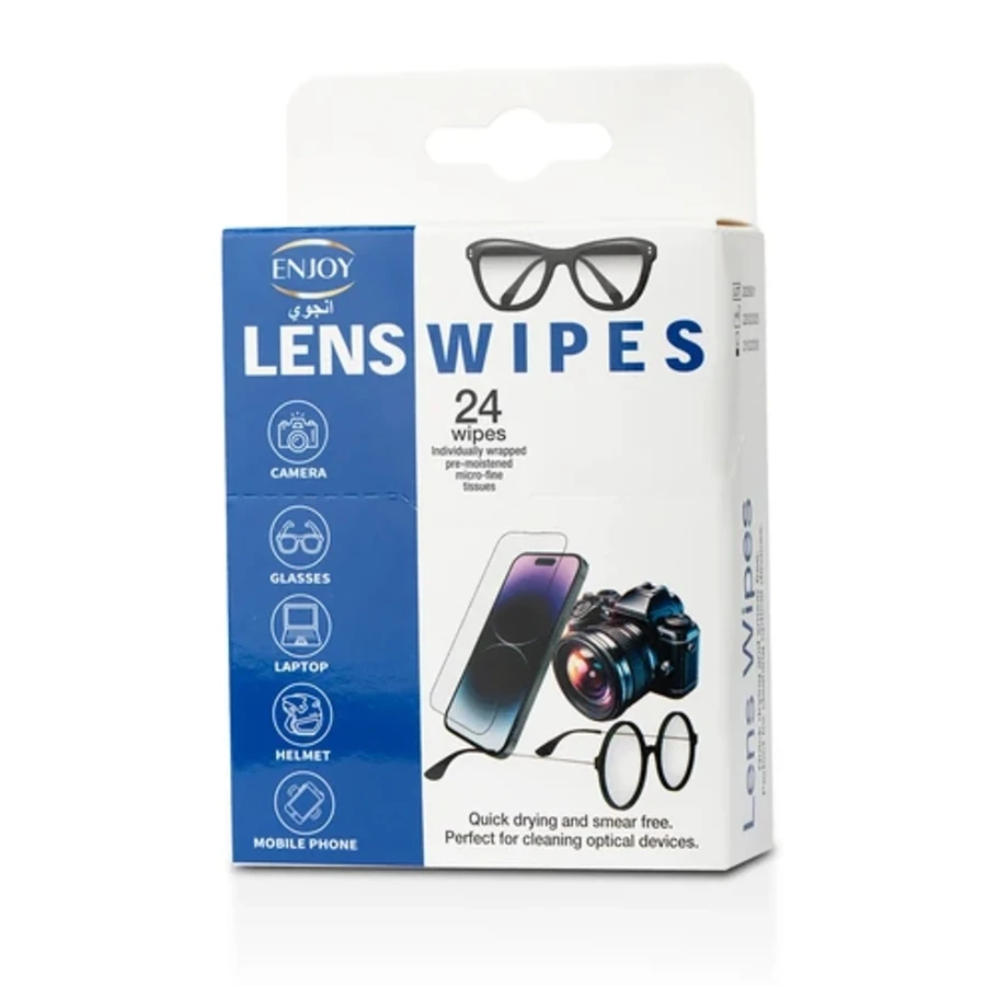 Enjoy Lens Cleansing Wipes 24 pcs