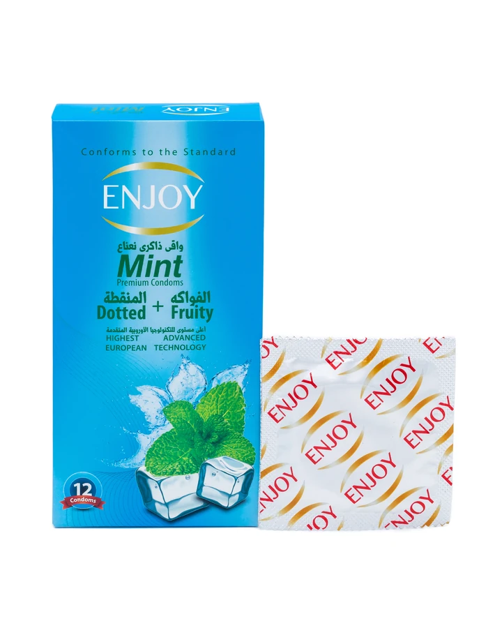 Enjoy Premium Condoms Mint 12 pcs