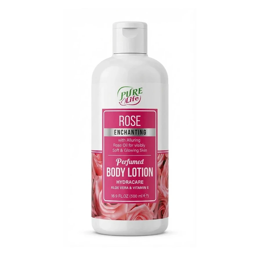 Pure Life Body Lotion With Rose 500 ml (NEW)