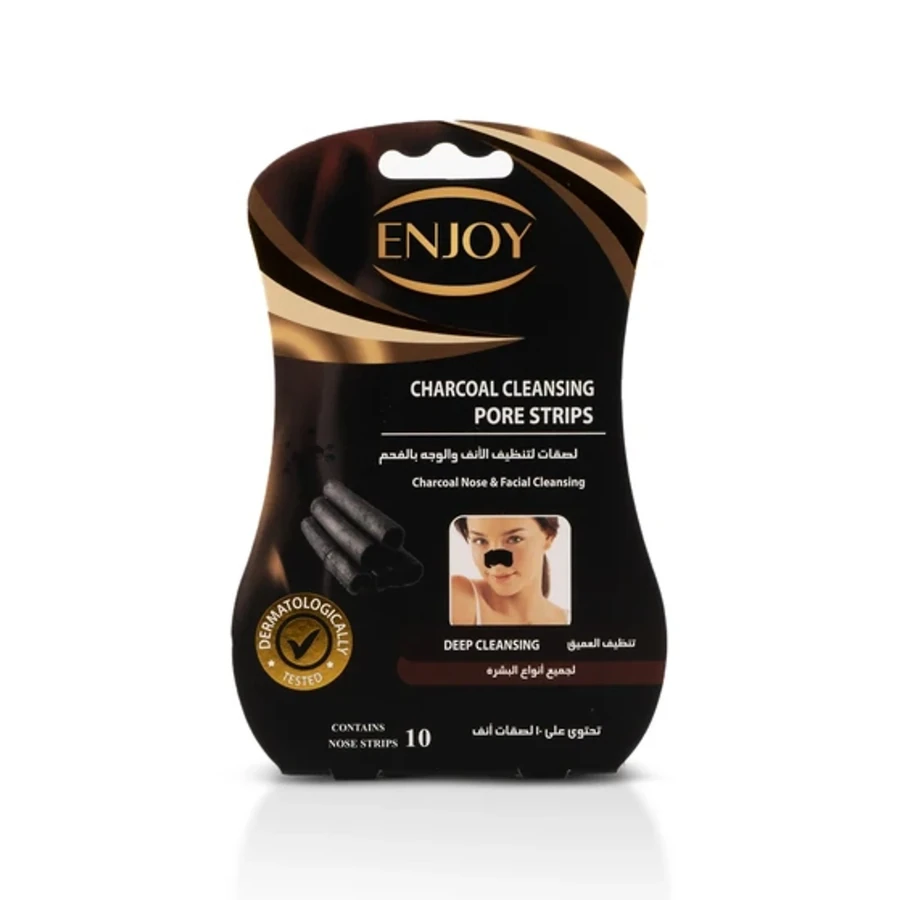 Enjoy Charcoal Nose Cleanising Strips 10 pcs